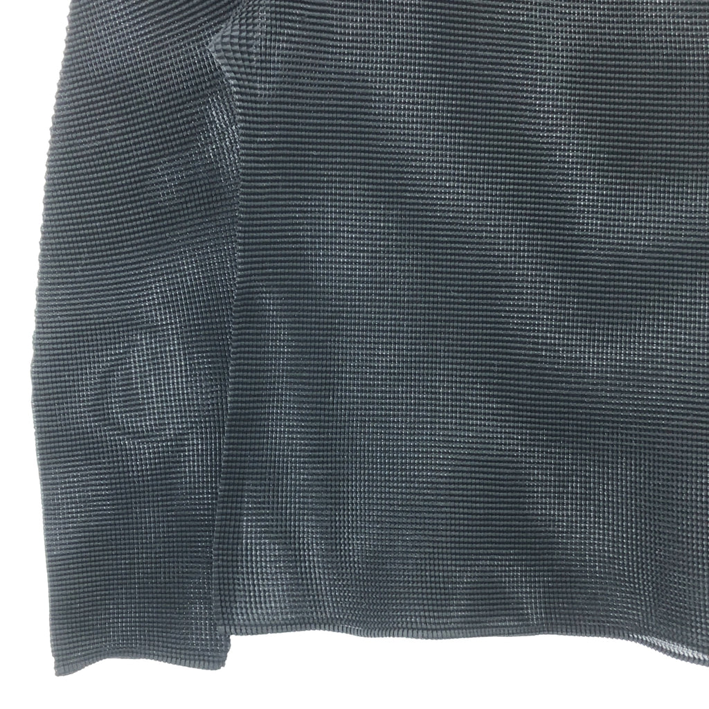 me ISSEY MIYAKE | 高領褶飾上衣 | F碼 | 黑色 | 女款