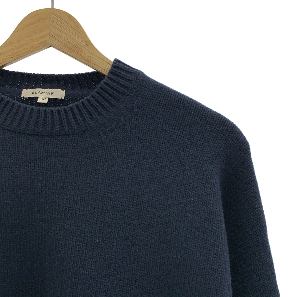 BLAMINK / ブラミンク | ウールカシミヤ5Gクルーネックロングスリーブ