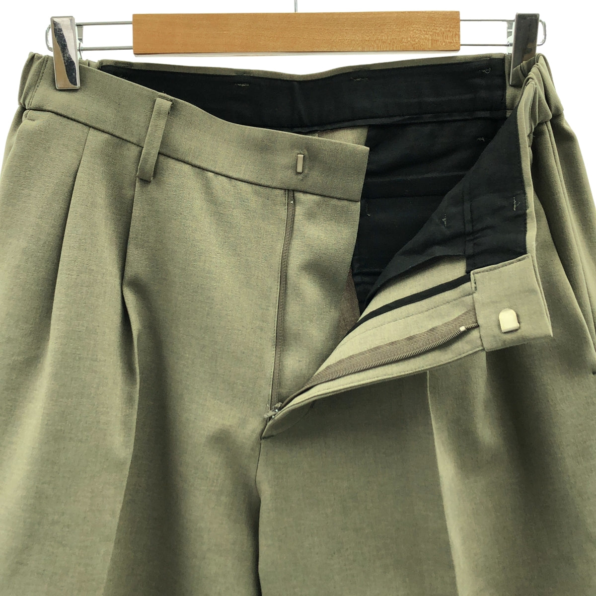 UNITED TOKYO / ユナイテッドトウキョウ | 撥水relaction スラックス パンツ | 2 | ベージュ | メンズ