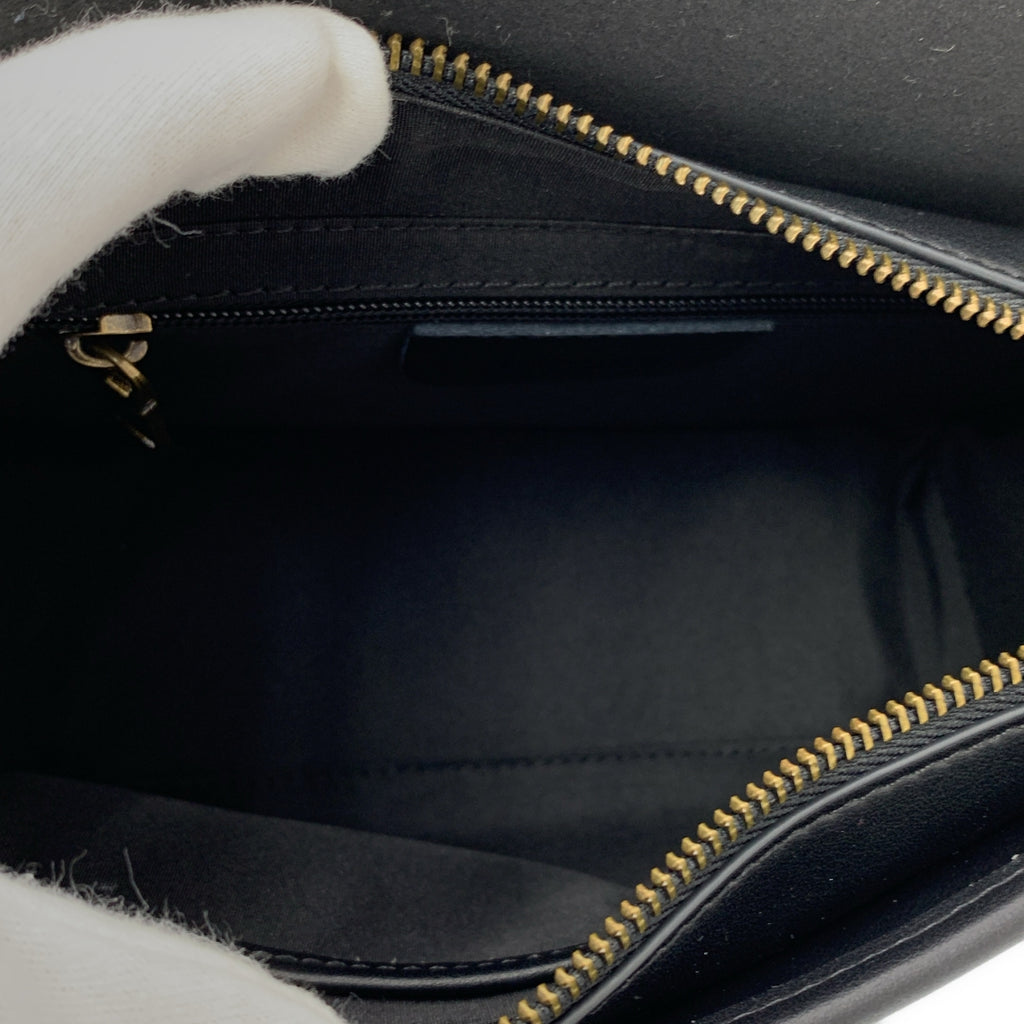 JISTORY / ジストリー | レザー ターンロック フラップ ショルダーバッグ |