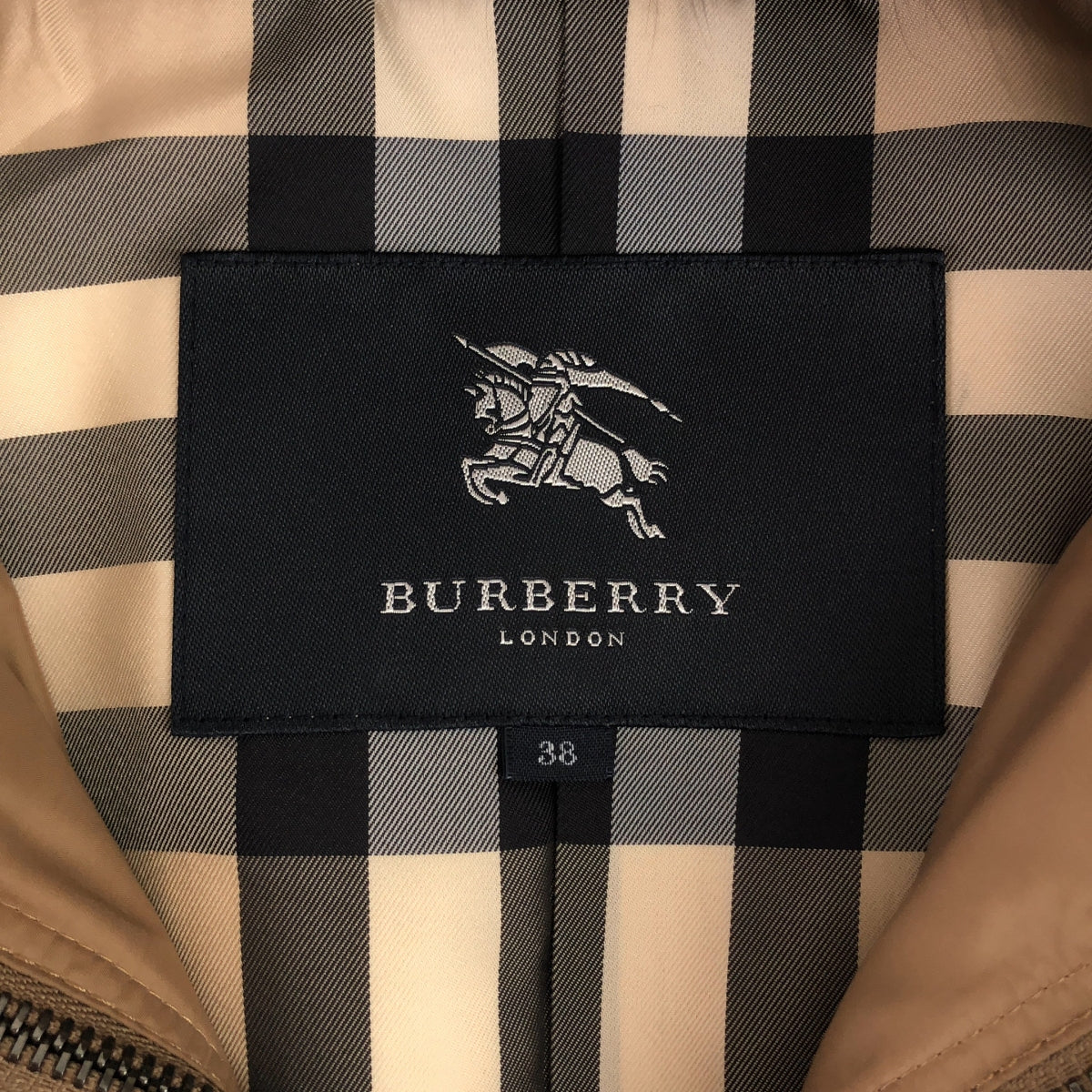 BURBERRY LONDON | 2-way down liner with Nova check hooded coat | Size 38 | Women's