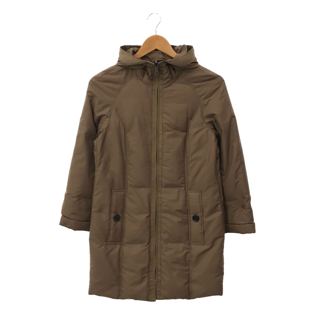 BURBERRY LONDON | 2-way down liner with Nova check hooded coat | Size 38 | Women's