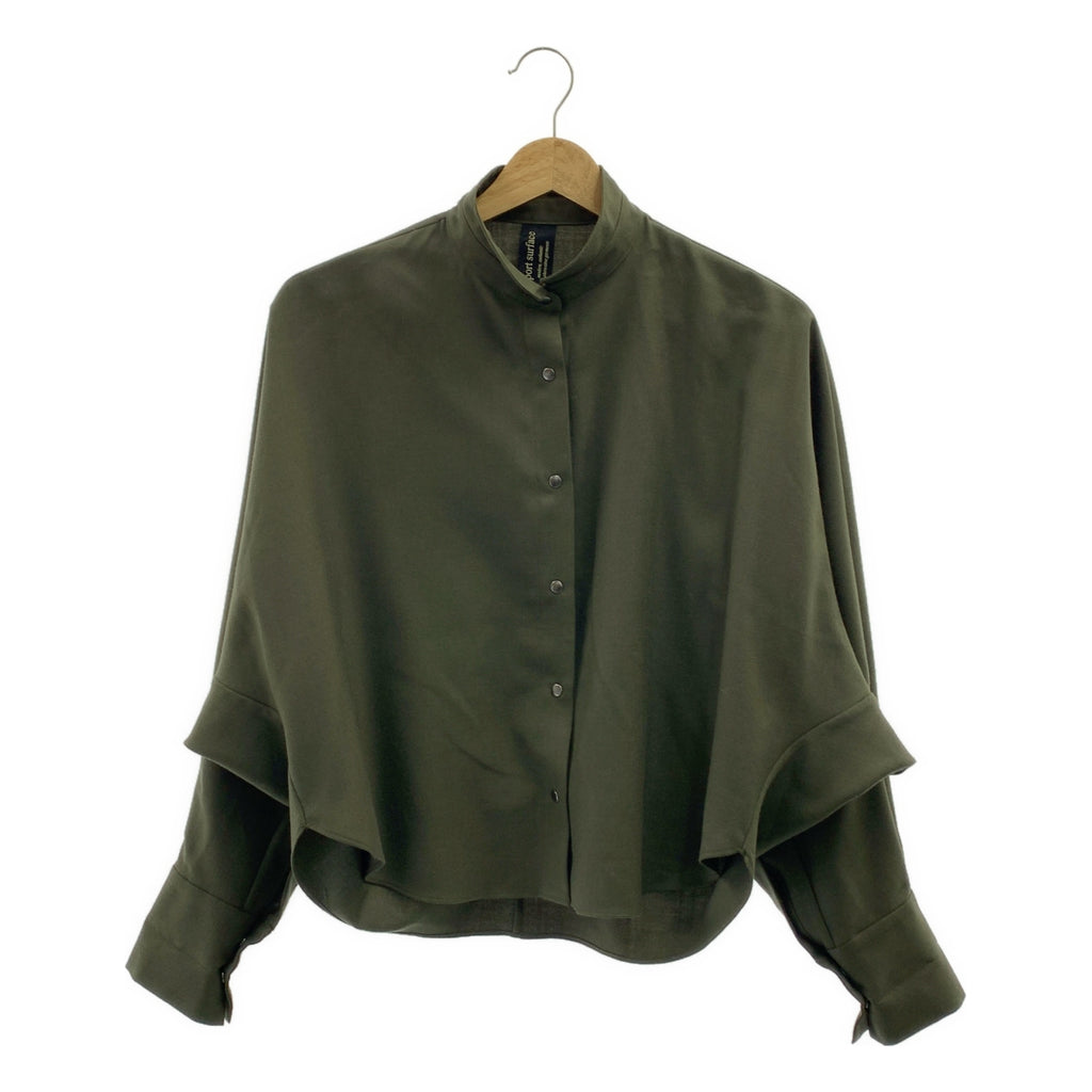 SUPPORT SURFACE / サポートサーフェス | ウール ポリエステル ドルマンスリーブシャツ | 0 | レディース