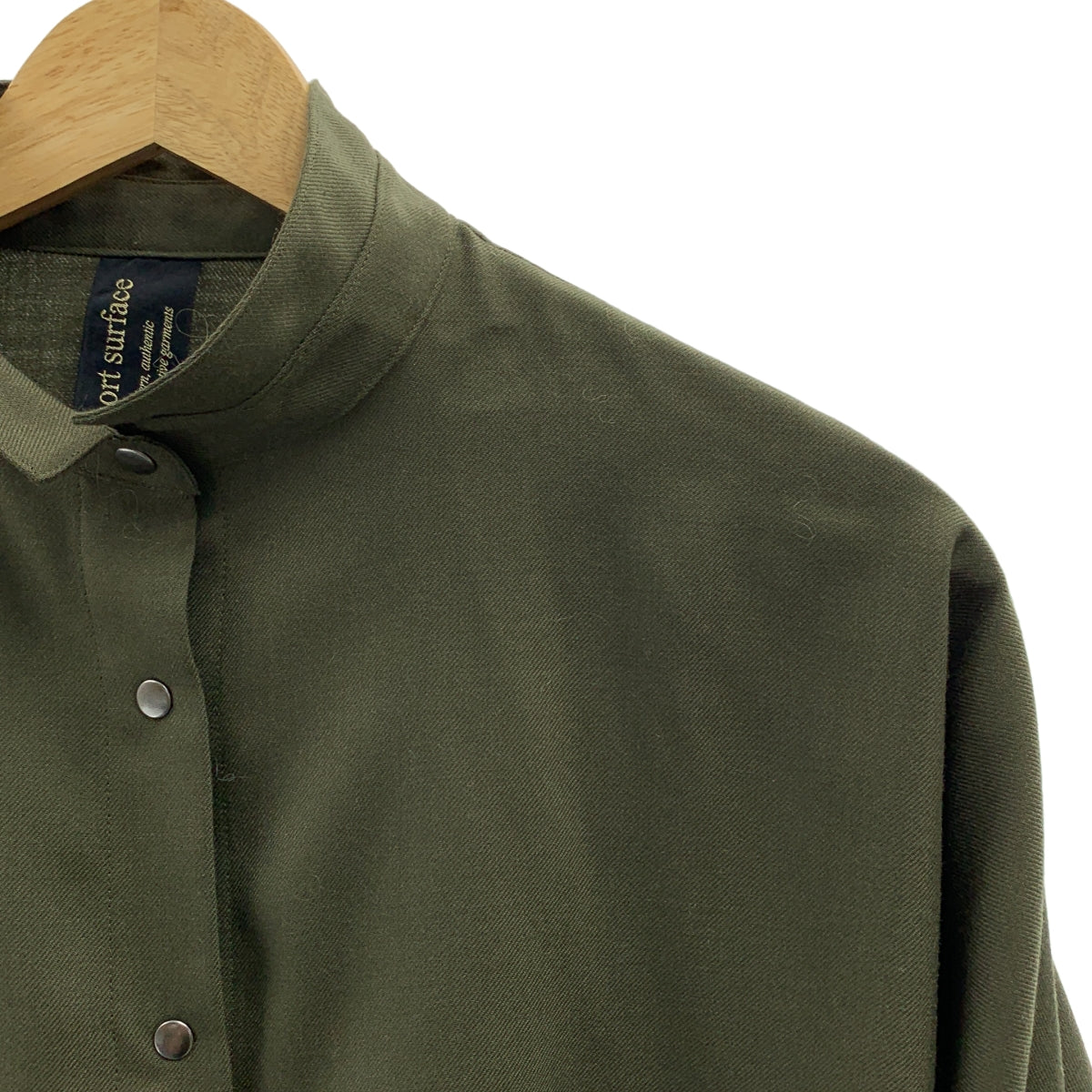 SUPPORT SURFACE / サポートサーフェス | ウール ポリエステル ドルマンスリーブシャツ | 0 | レディース