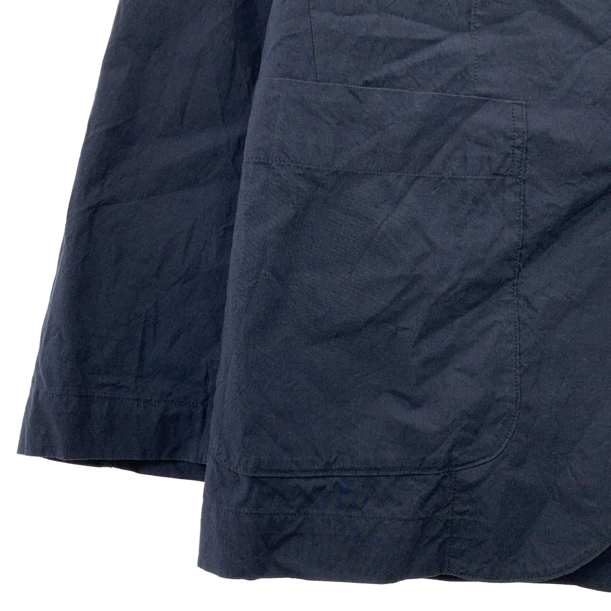 MARGARET HOWELL / マーガレットハウエル | コットン 2B テーラード ジャケット | S | ネイビー | メンズ