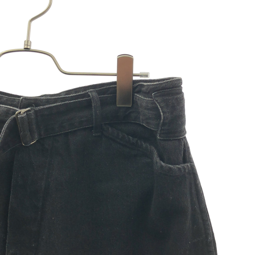 COMOLI / コモリ | 2023SS | ベルテッド ワイド テーパード デニムパンツ | 2 | メンズ