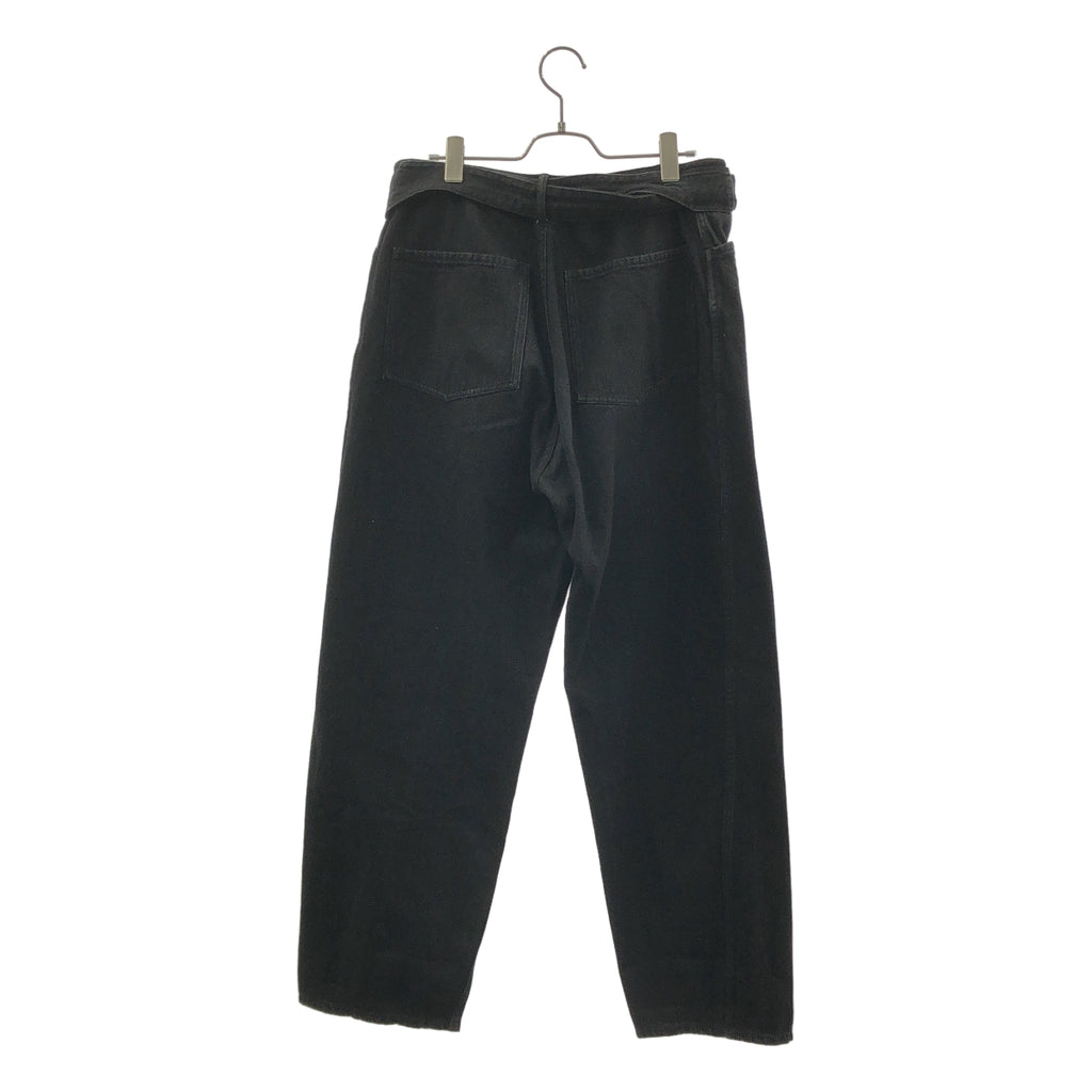 COMOLI / コモリ | 2023SS | ベルテッド ワイド テーパード デニムパンツ | 2 | メンズ