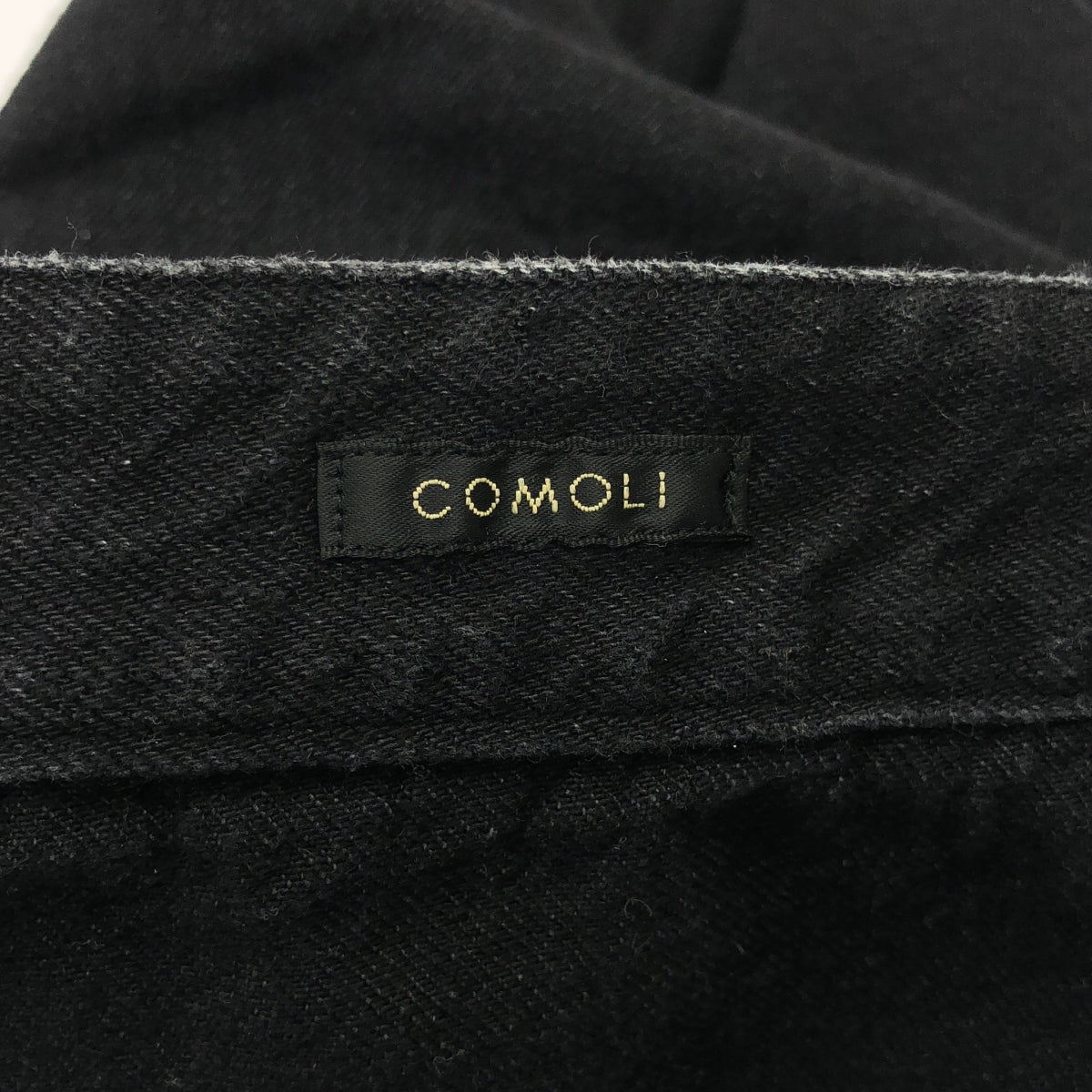 COMOLI / コモリ | 2023SS | ベルテッド ワイド テーパード デニムパンツ | 2 | メンズ
