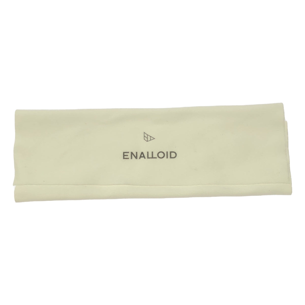 ENALLOID | Metal frame glasses with case | 47◻︎21 | Beige