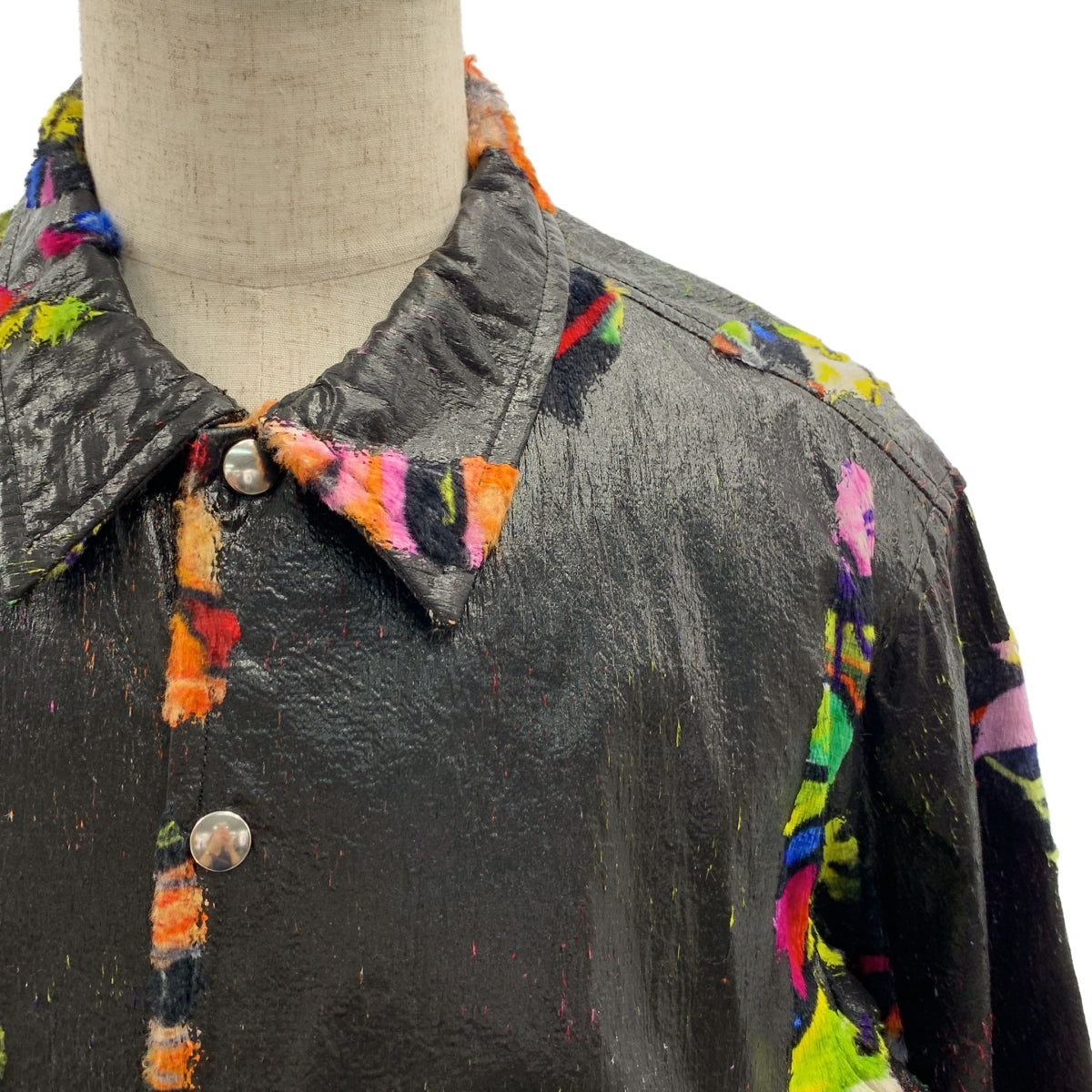 COMME des GARÇONS HOMME PLUS | 2020 春夏 |背面塗層標誌抽繩教練外套 | SHOPBOP尺寸 M |