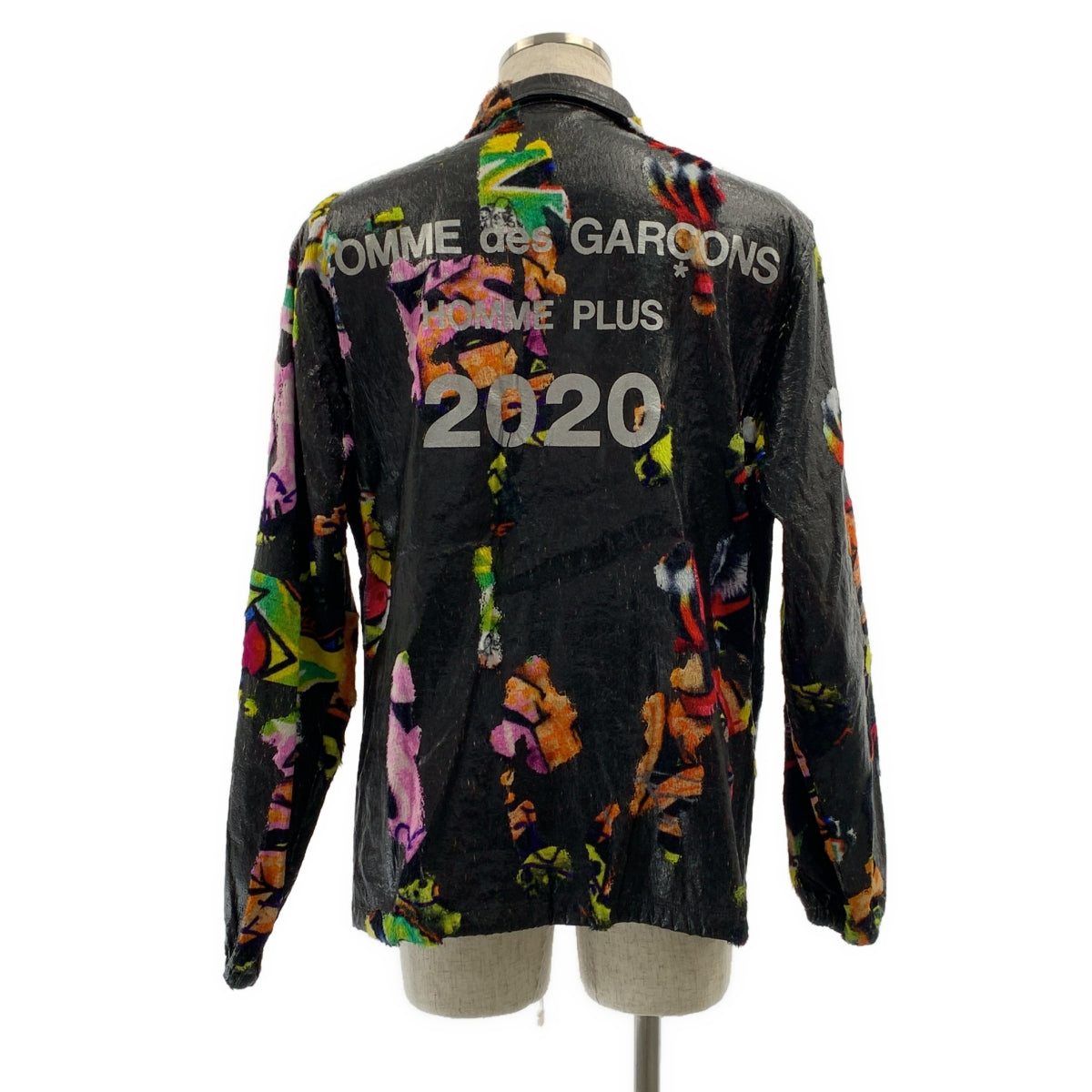 COMME des GARÇONS HOMME PLUS | 2020 春夏 |背面塗層標誌抽繩教練外套 | SHOPBOP尺寸 M |