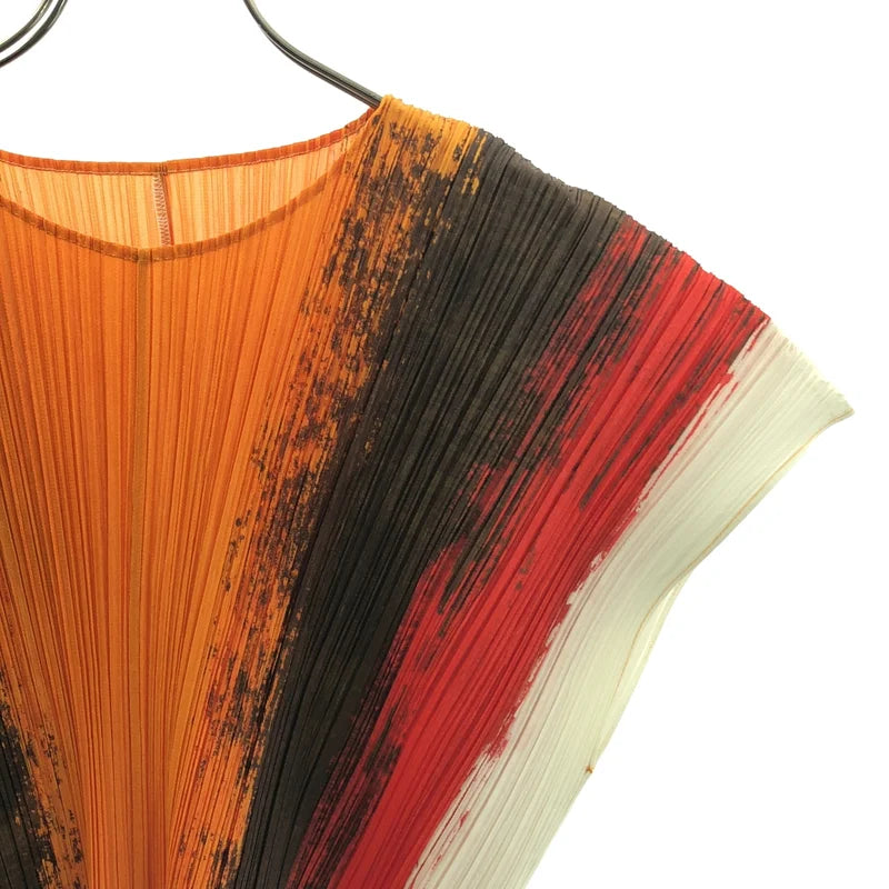 PLEATS PLEASE ISSEY MIYAKE / 플리츠 플리즈 이세이 미야케 | JUMP 프린트 플리츠 탑 |