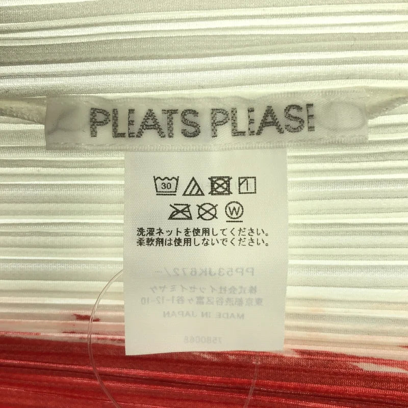 PLEATS PLEASE ISSEY MIYAKE / 플리츠 플리즈 이세이 미야케 | JUMP 프린트 플리츠 탑 |