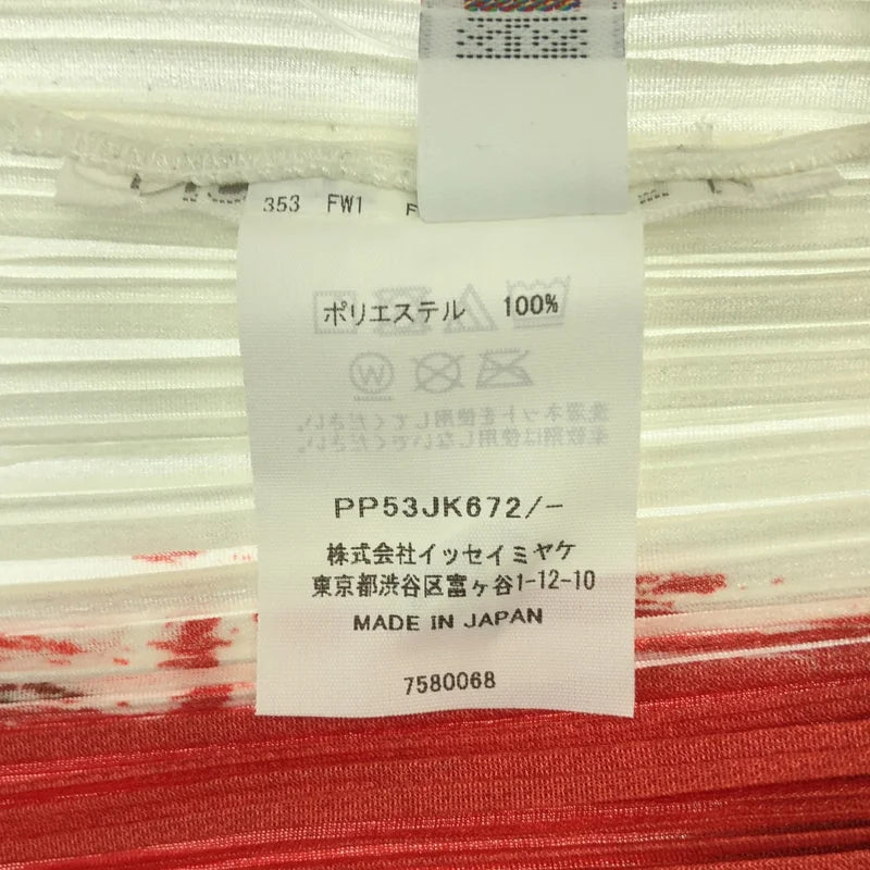 PLEATS PLEASE ISSEY MIYAKE / 플리츠 플리즈 이세이 미야케 | JUMP 프린트 플리츠 탑 |