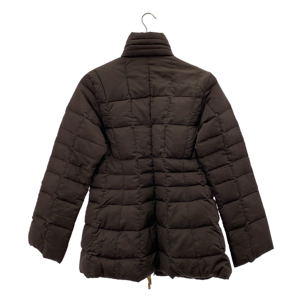 MONCLER / モンクレール | 茶タグ ダブルジップ ショート ダウン コート | 0 | ダークブラウン | レディース