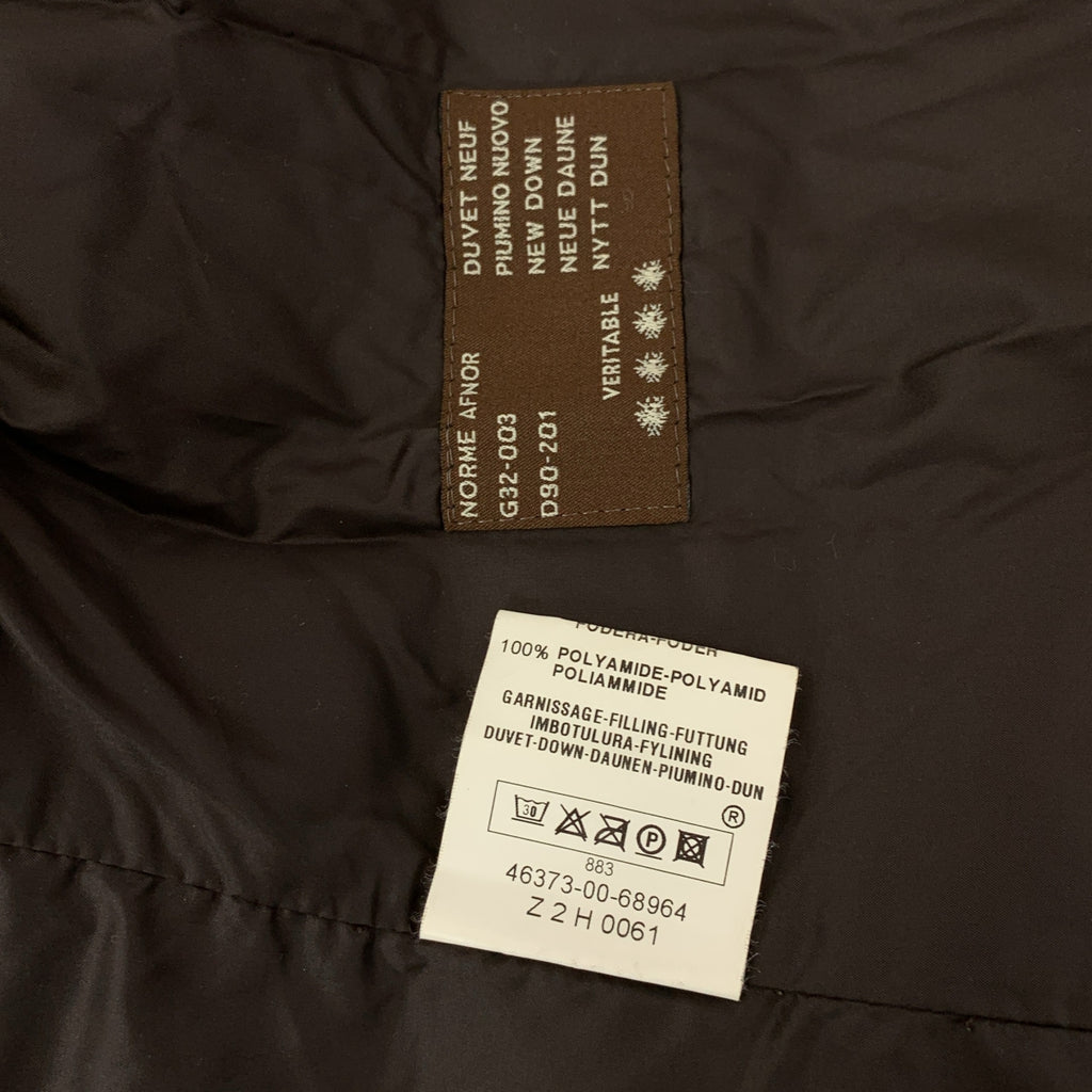 MONCLER / モンクレール | 茶タグ ダブルジップ ショート ダウン コート | 0 | ダークブラウン | レディース