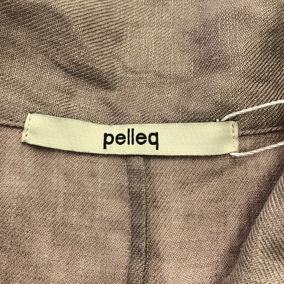 【미품】 pelleq / 페렉 | French linen twill jump suit 점프 슈트 | 36 | 퍼플 | 여성
