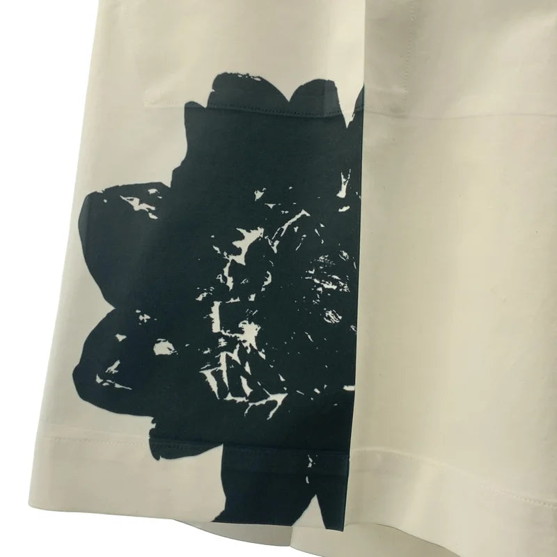 ISSEY MIYAKE / イッセイミヤケ | 総柄 ドローストリング ワイド ショートパンツ ショーツ | 3 | レディース