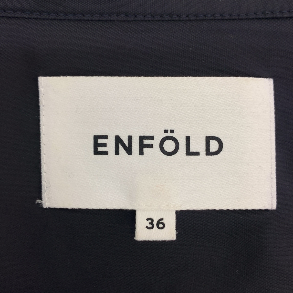 ENFOLD | 連帽寬鬆外套 | 36碼 | 黑色 | 女款
