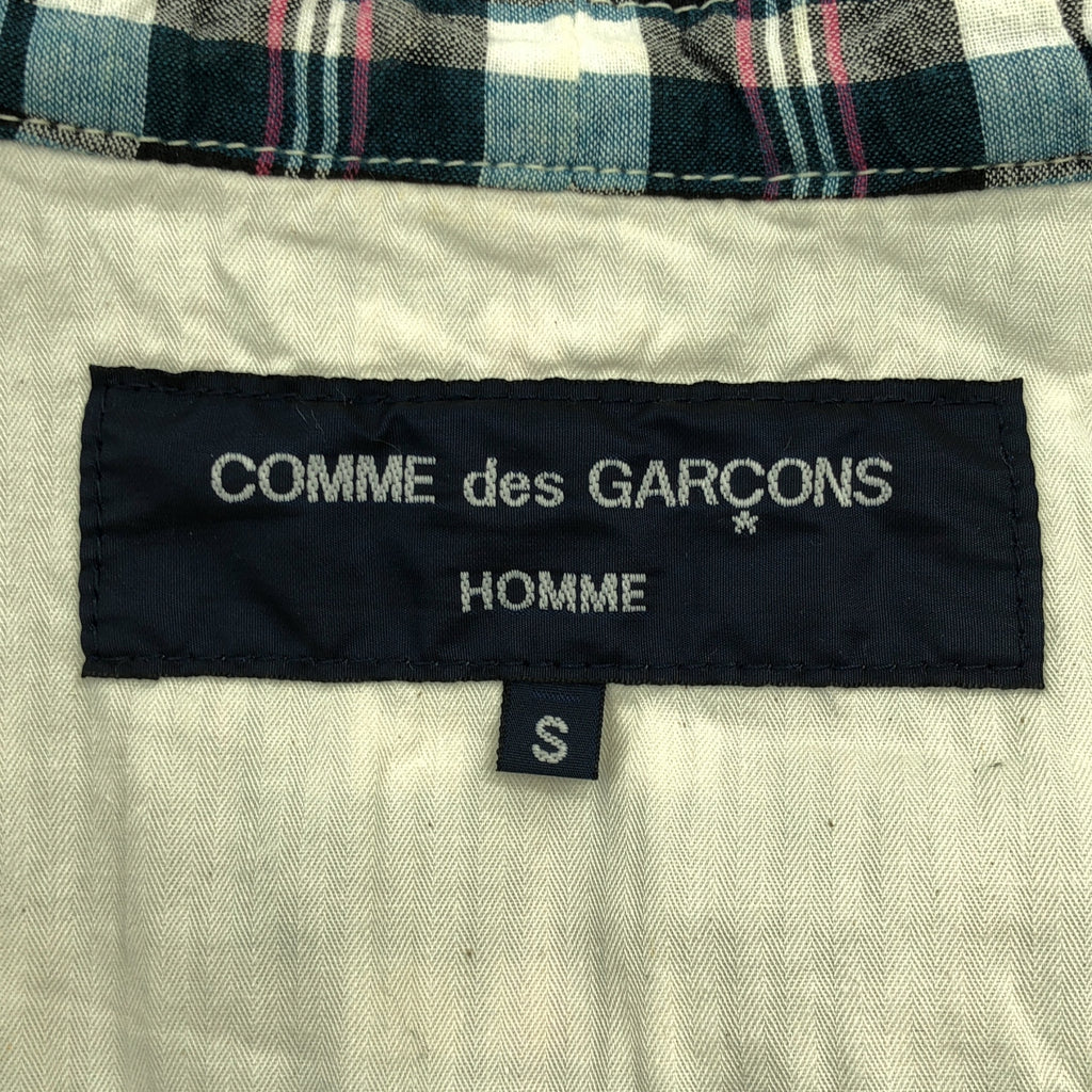 COMME des GARCONS HOMME / コムデギャルソンオム | 2012SS | コットン チェック ジップパーカー | S | メンズ