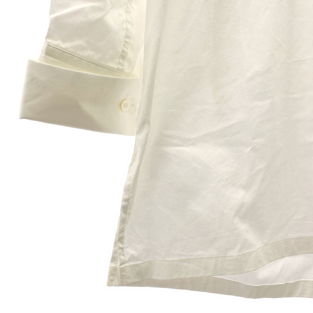 【美品】  ISSEY MIYAKE / イッセイミヤケ | 2024SS | FASTENED SHIRT コットン シャツ | 2 | ホワイト | レディース