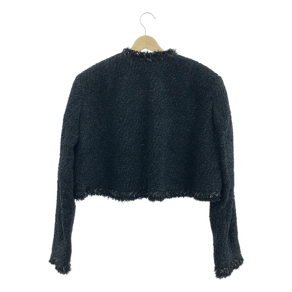 sacai / サカイ | 2023SS | tweed jacket  ツイード ノーカラージャケット | 1 | レディース