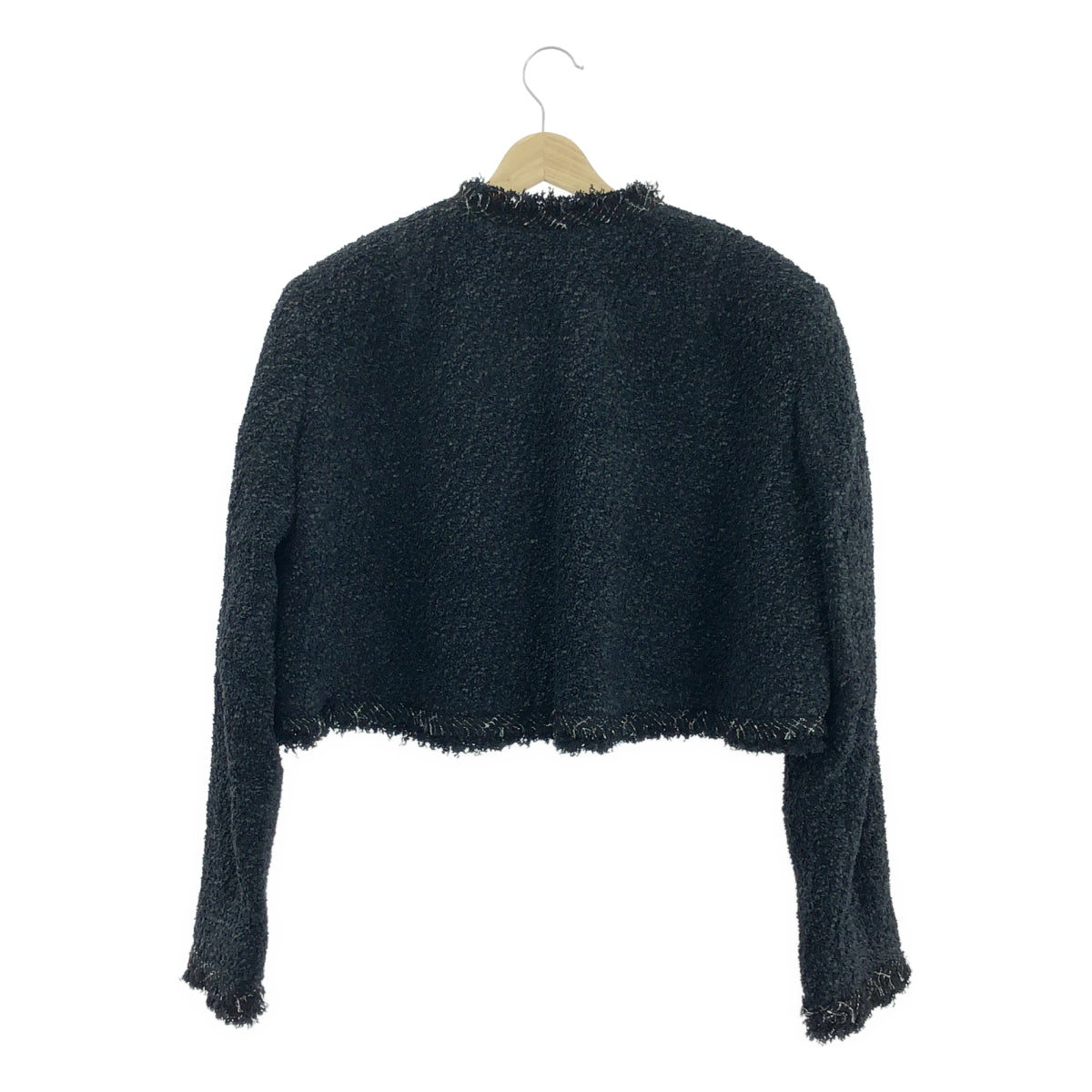 sacai / サカイ | 2023SS | tweed jacket  ツイード ノーカラージャケット | 1 | レディース
