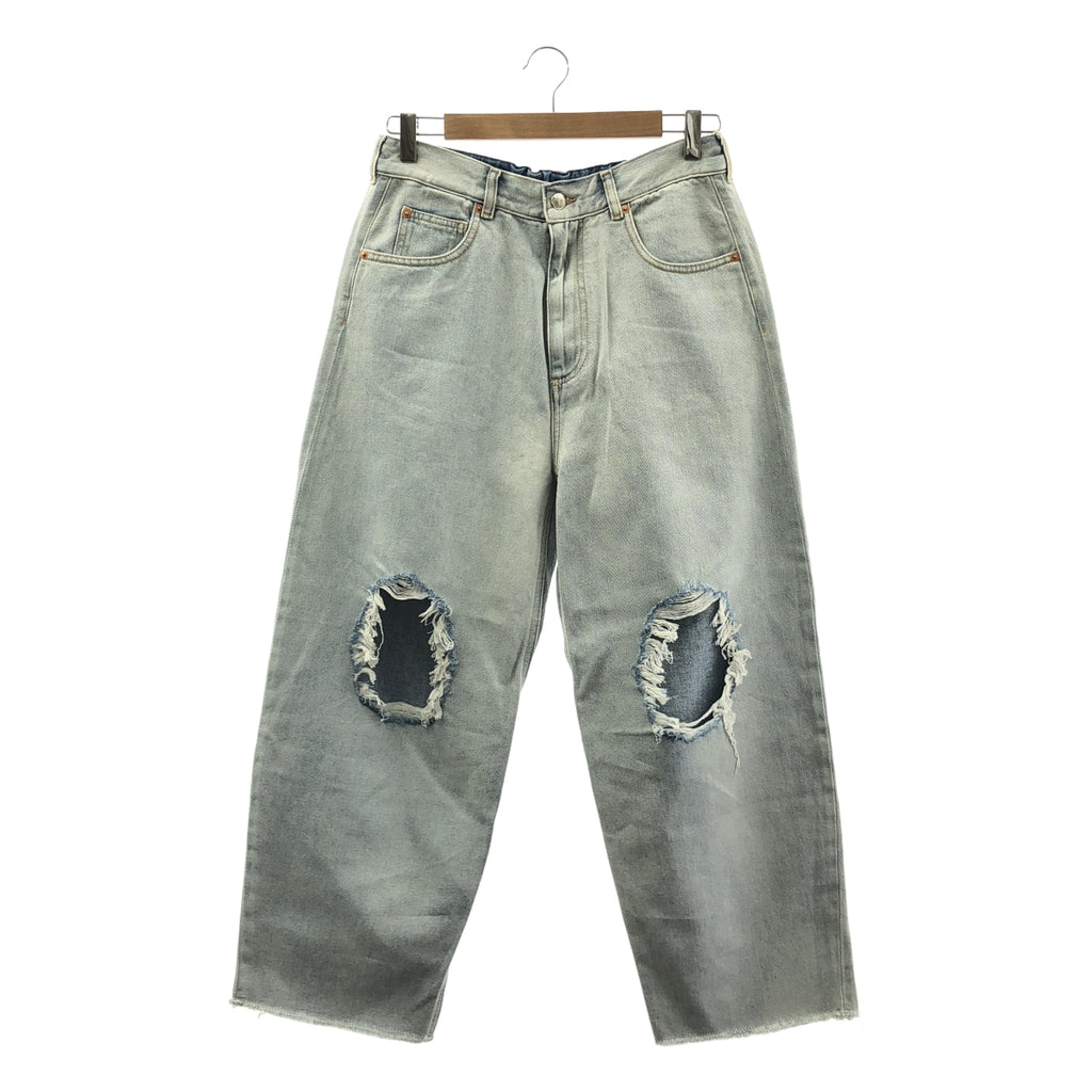 MM6 Maison Margiela / エムエムシックスメゾンマルジェラ | 2022SS | ダメージ加工 デニムパンツ | 16 | レディース
