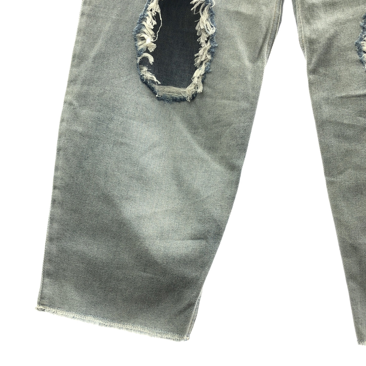 MM6 Maison Margiela / エムエムシックスメゾンマルジェラ | 2022SS | ダメージ加工 デニムパンツ | 16 | レディース