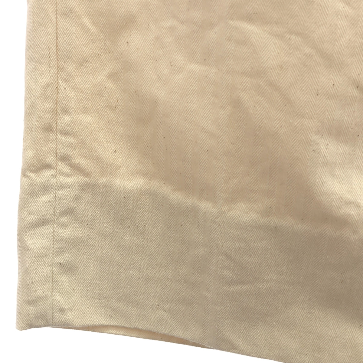 LIBREMENT / 리브먼트 | 헤링본 와이드 슬랙스 팬츠 | 2 | 화이트 | 남성