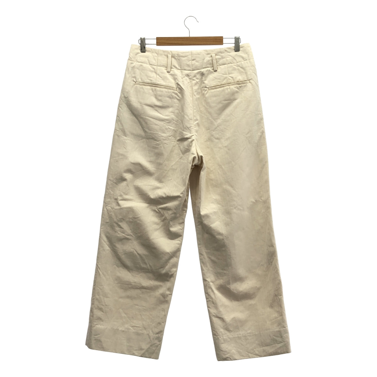 LIBREMENT / 리브먼트 | 헤링본 와이드 슬랙스 팬츠 | 2 | 화이트 | 남성