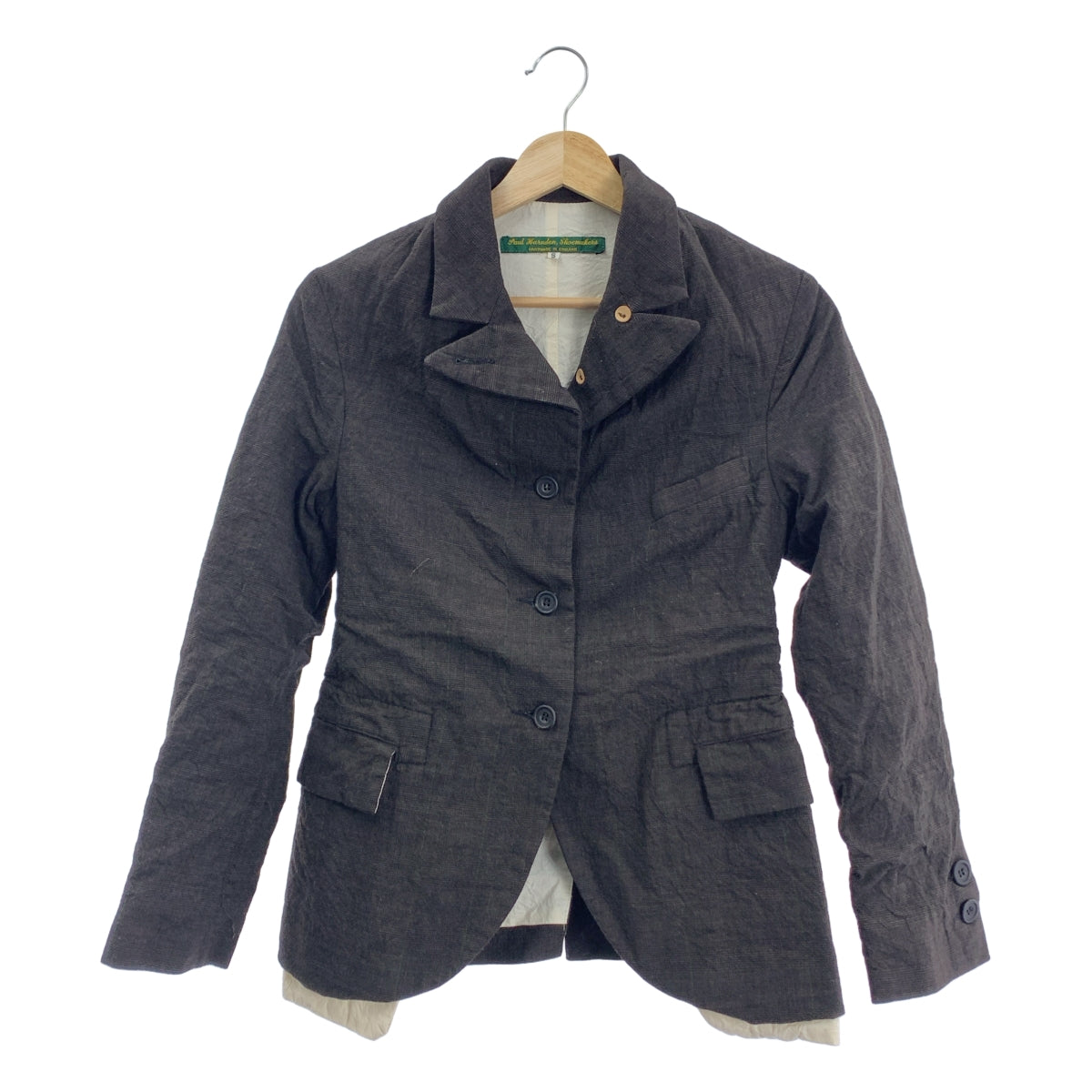Paul Harnden / 폴 하덴 | Womens Pocket Blazer / 싱글 브레스트 블레이저 재킷 | S |