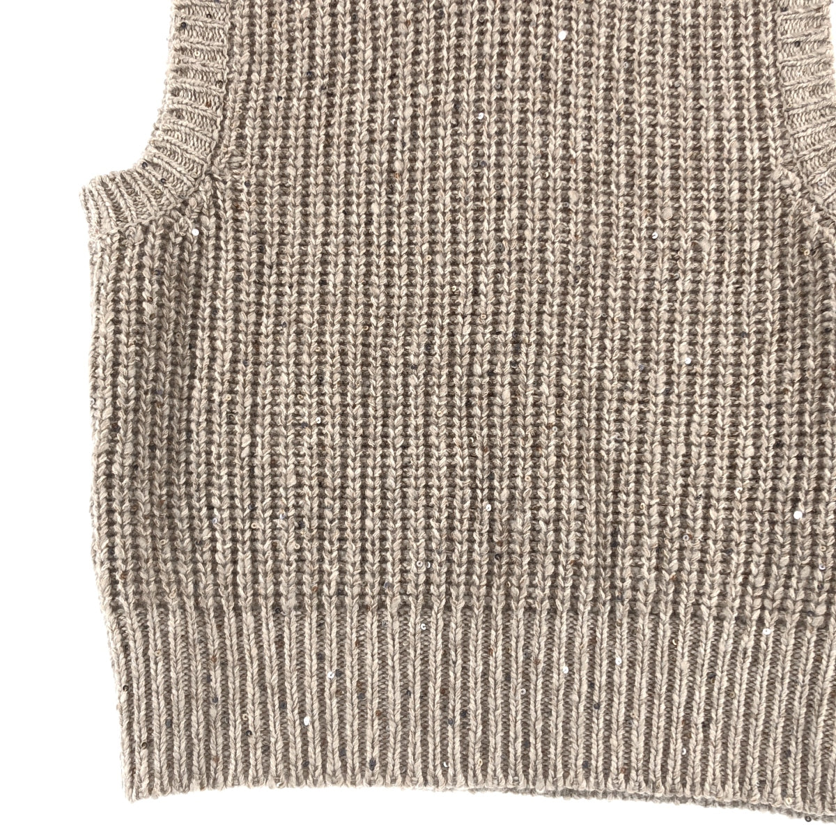 BRUNELLO CUCINELLI / ブルネロクチネリ | カシミヤ ウール フーデッド ニットベスト | XS | レディース