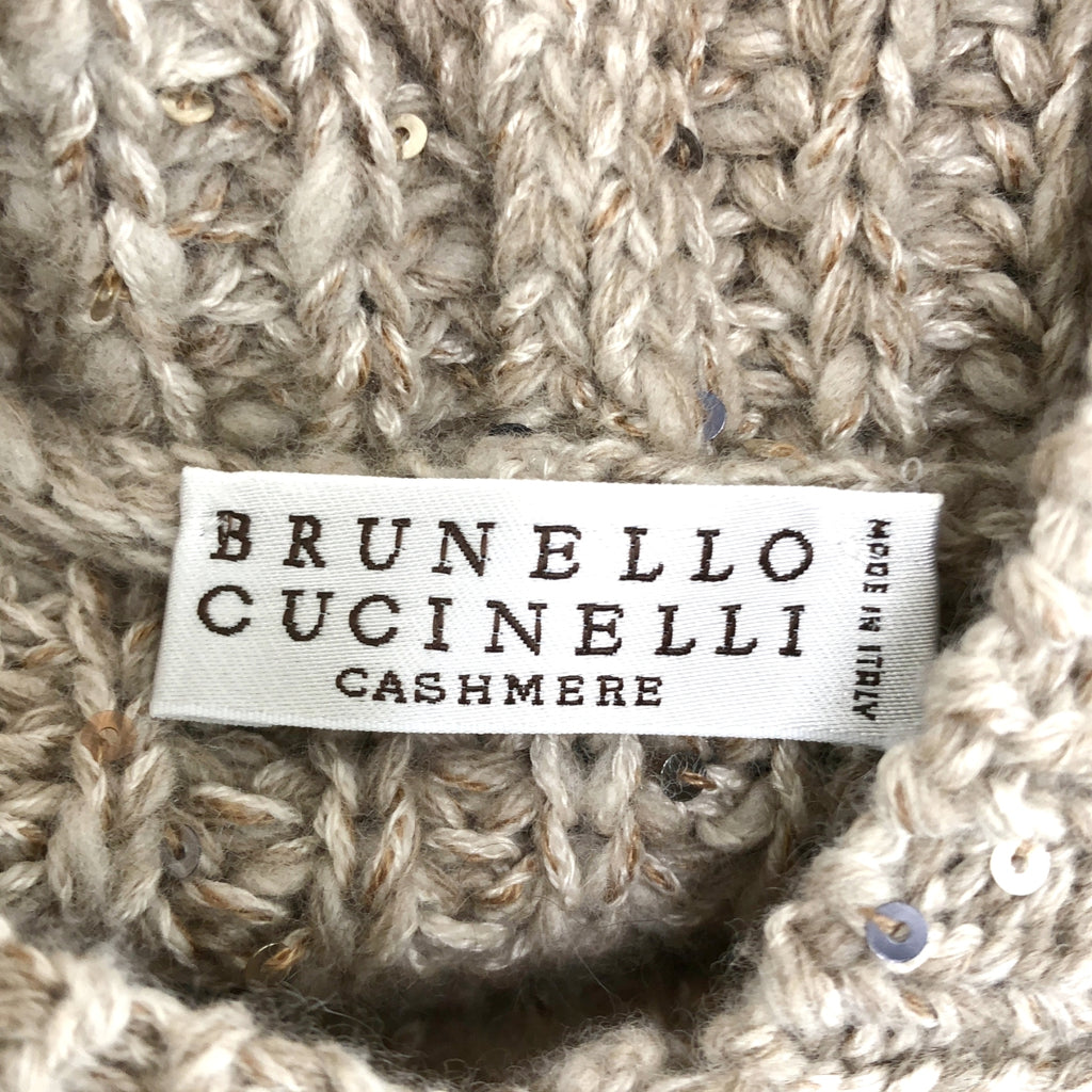 BRUNELLO CUCINELLI / ブルネロクチネリ | カシミヤ ウール フーデッド ニットベスト | XS | レディース