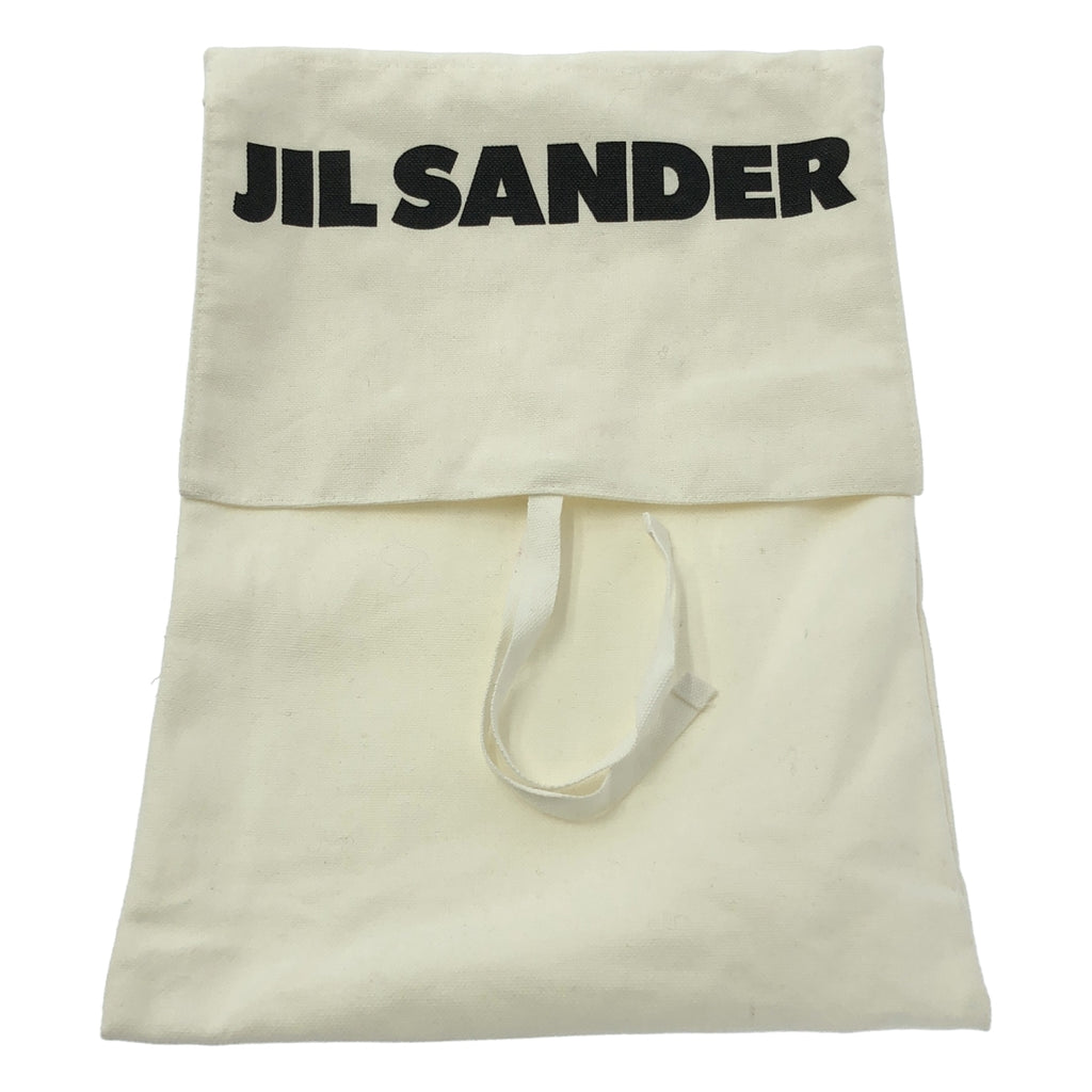 JIL SANDER / ジルサンダー | CLIMB DRAWSTRING  レザー 巾着 ショルダーバッグ | レッド | レディース