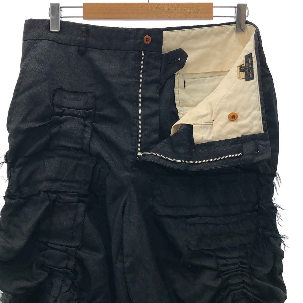 COMME des GARÇONS HOMME PLUS | 2019 春夏 |聚酯成品提花拼接寬腿短褲| SHOPBOP L 號 |男士