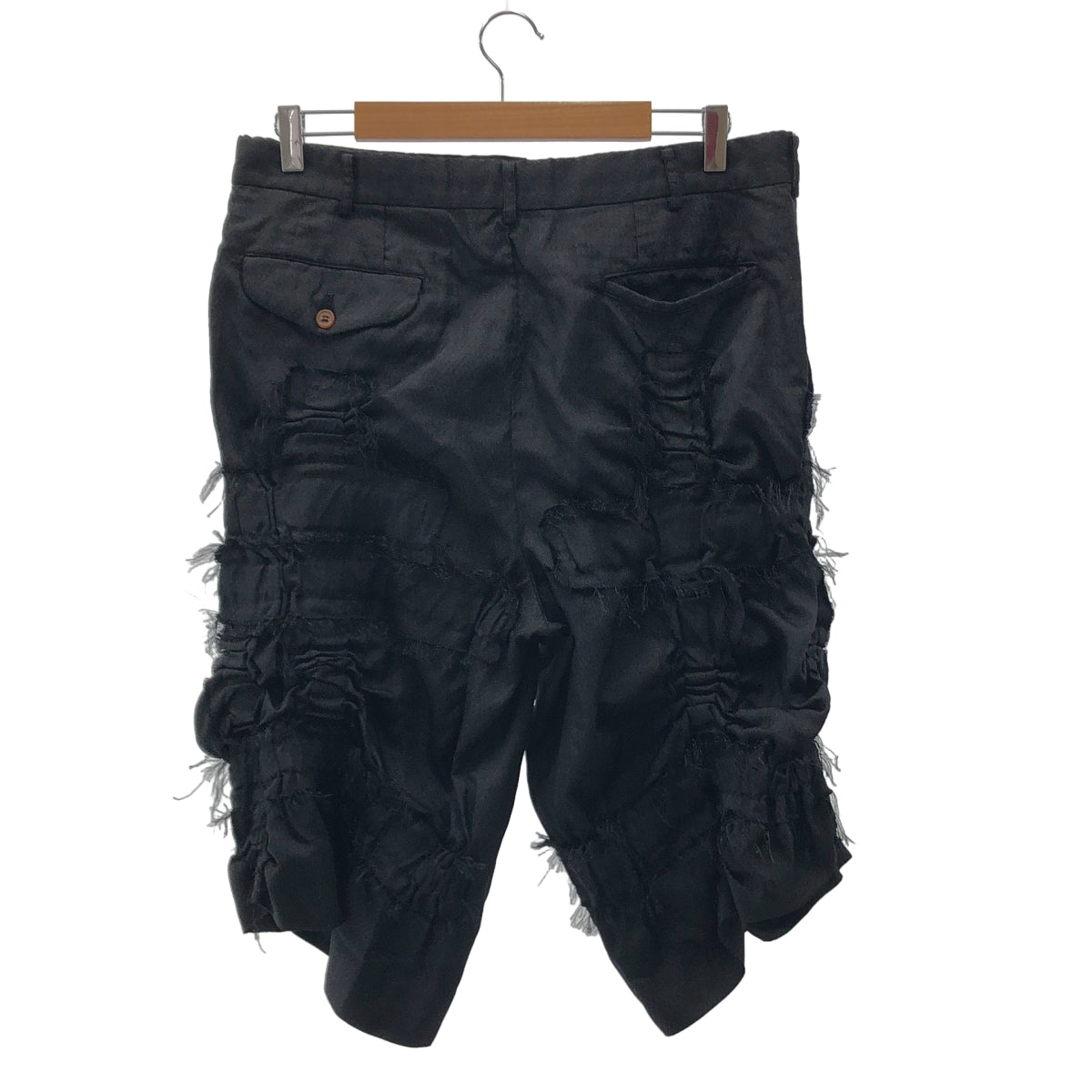 COMME des GARÇONS HOMME PLUS | 2019 春夏 |聚酯成品提花拼接寬腿短褲| SHOPBOP L 號 |男士