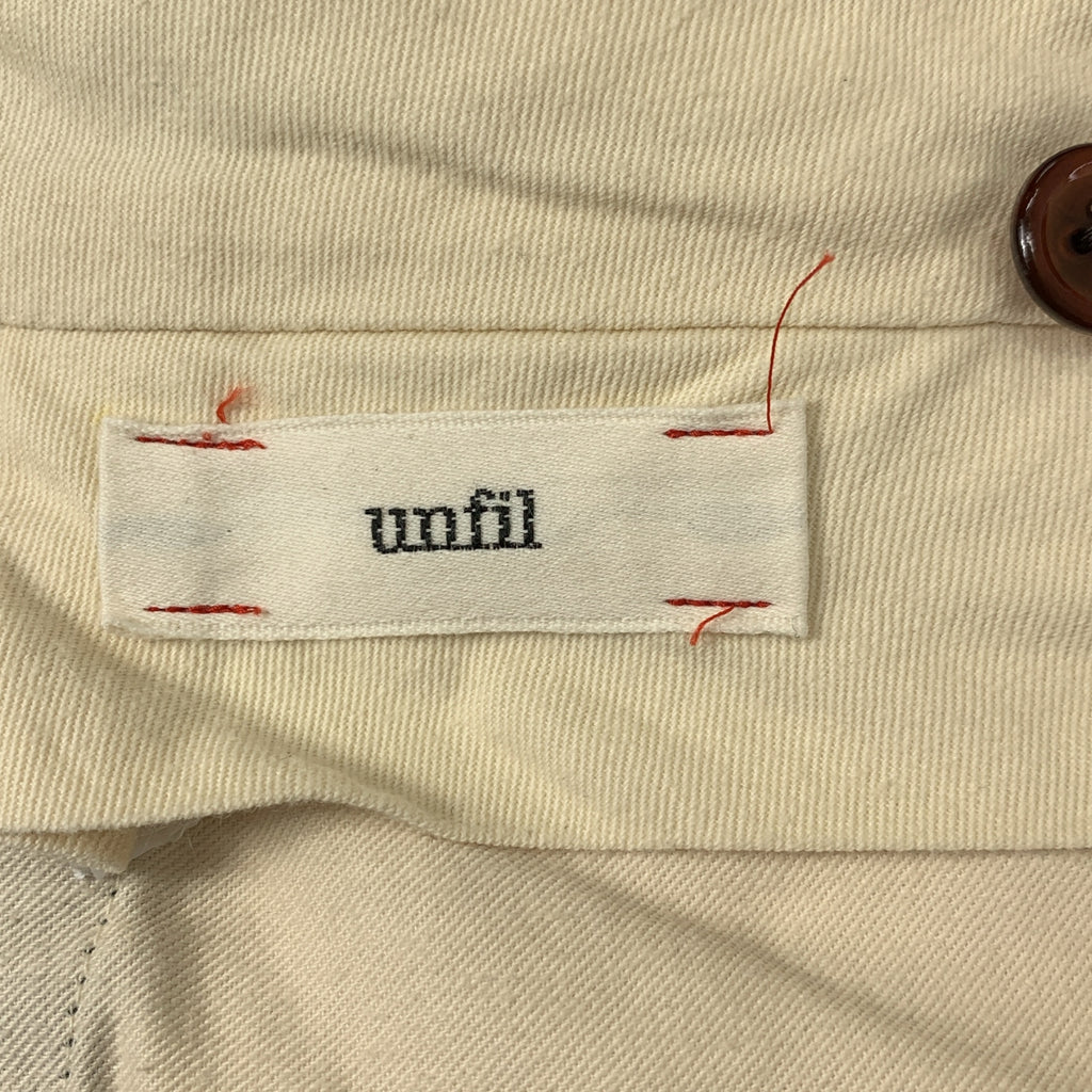 unfil | 羊毛熱帶風情寬錐形褲 | 3號 | 男士