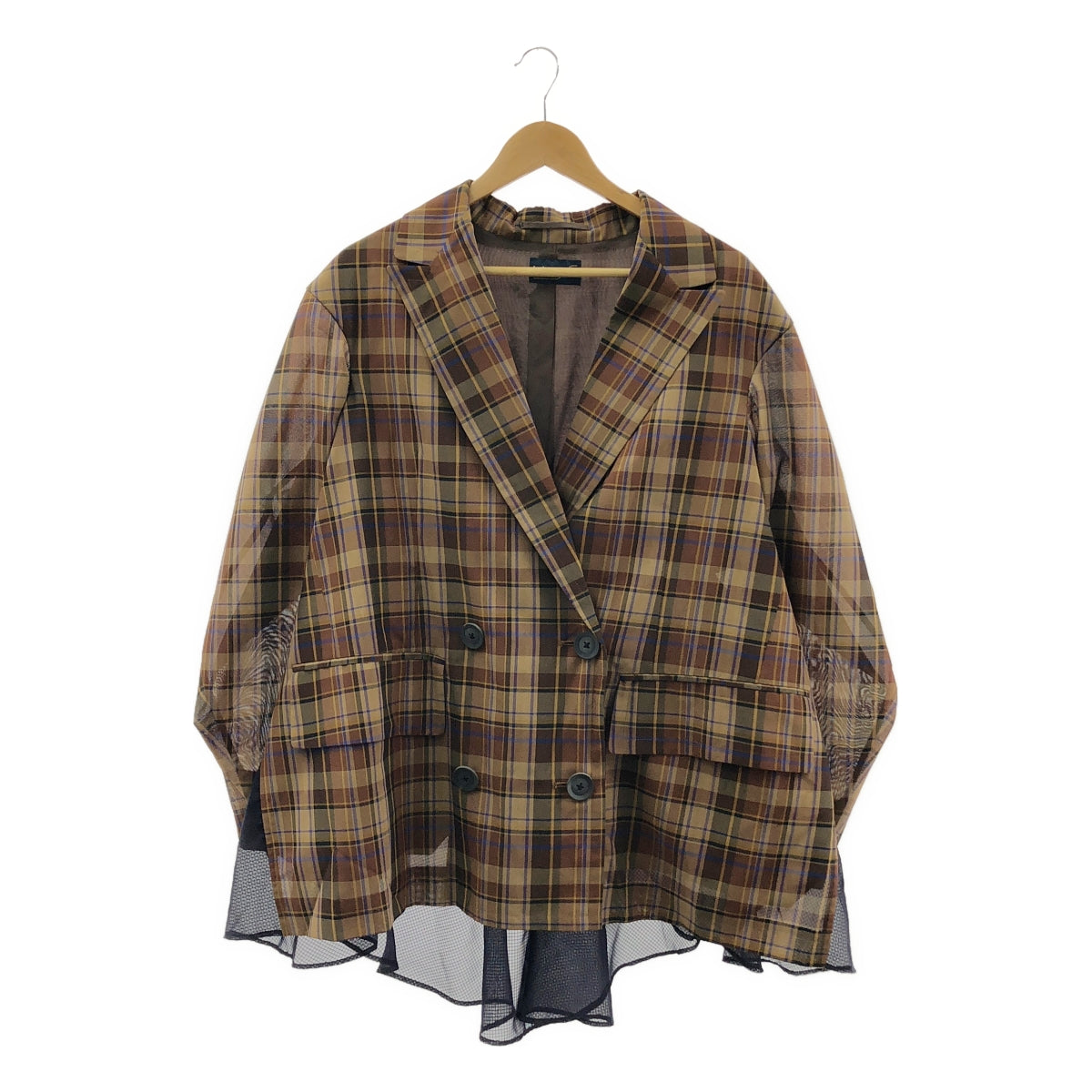 kolor / 컬러 | 체크 도킹 오버 사이즈 재킷 | 1 |