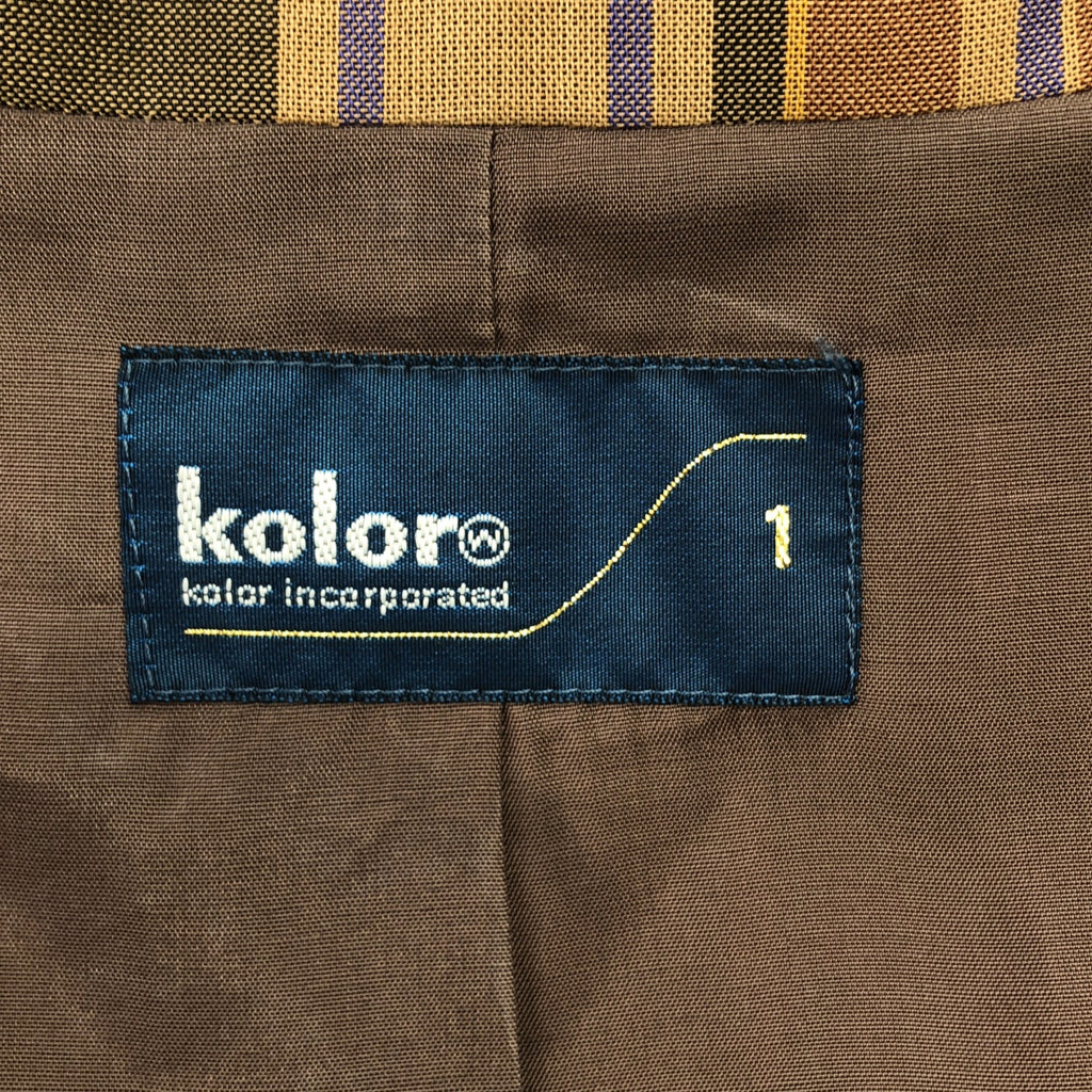 kolor / 컬러 | 체크 도킹 오버 사이즈 재킷 | 1 |