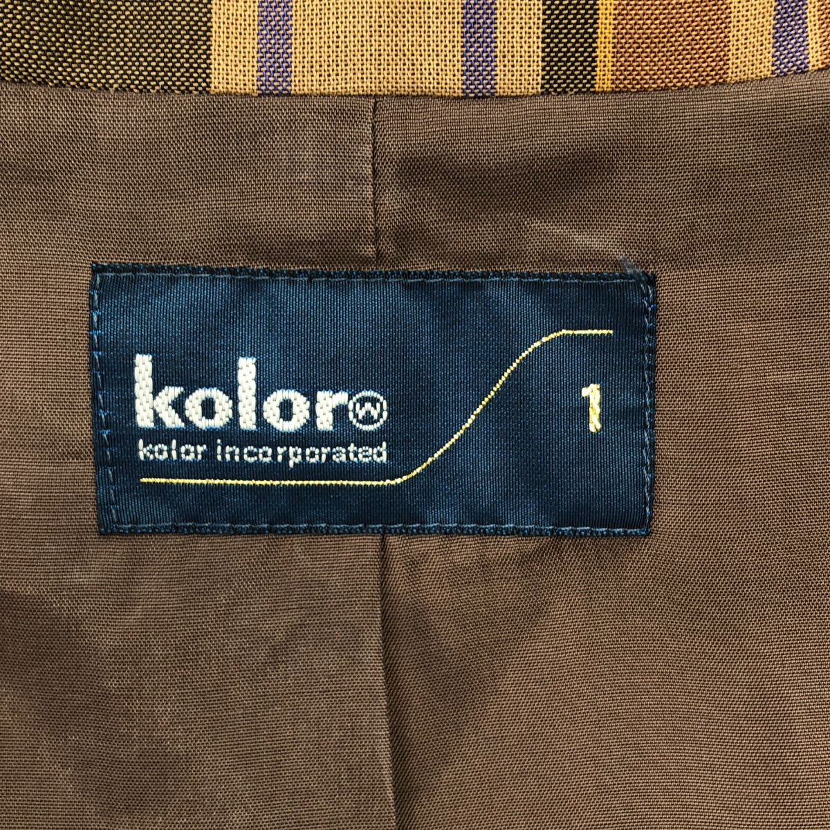 kolor / 컬러 | 체크 도킹 오버 사이즈 재킷 | 1 |