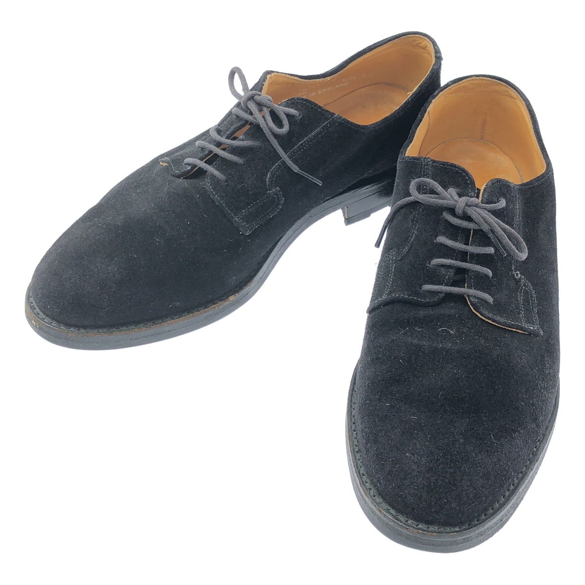 clarks / クラークス | プレーントゥ スエードシューズ イングランド製 | 8 | ブラック | メンズ