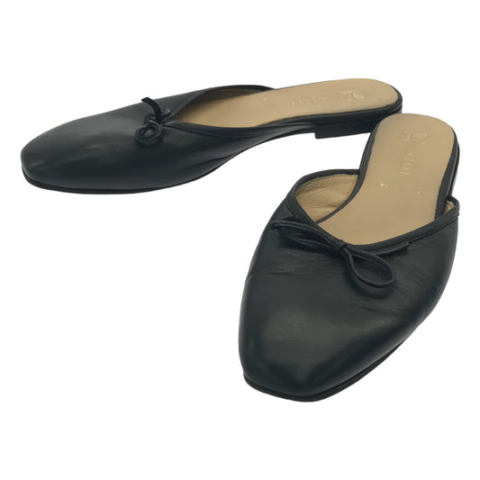 PASCUCCI | Leather Ribbon Mule Sandals | 37 | Women's