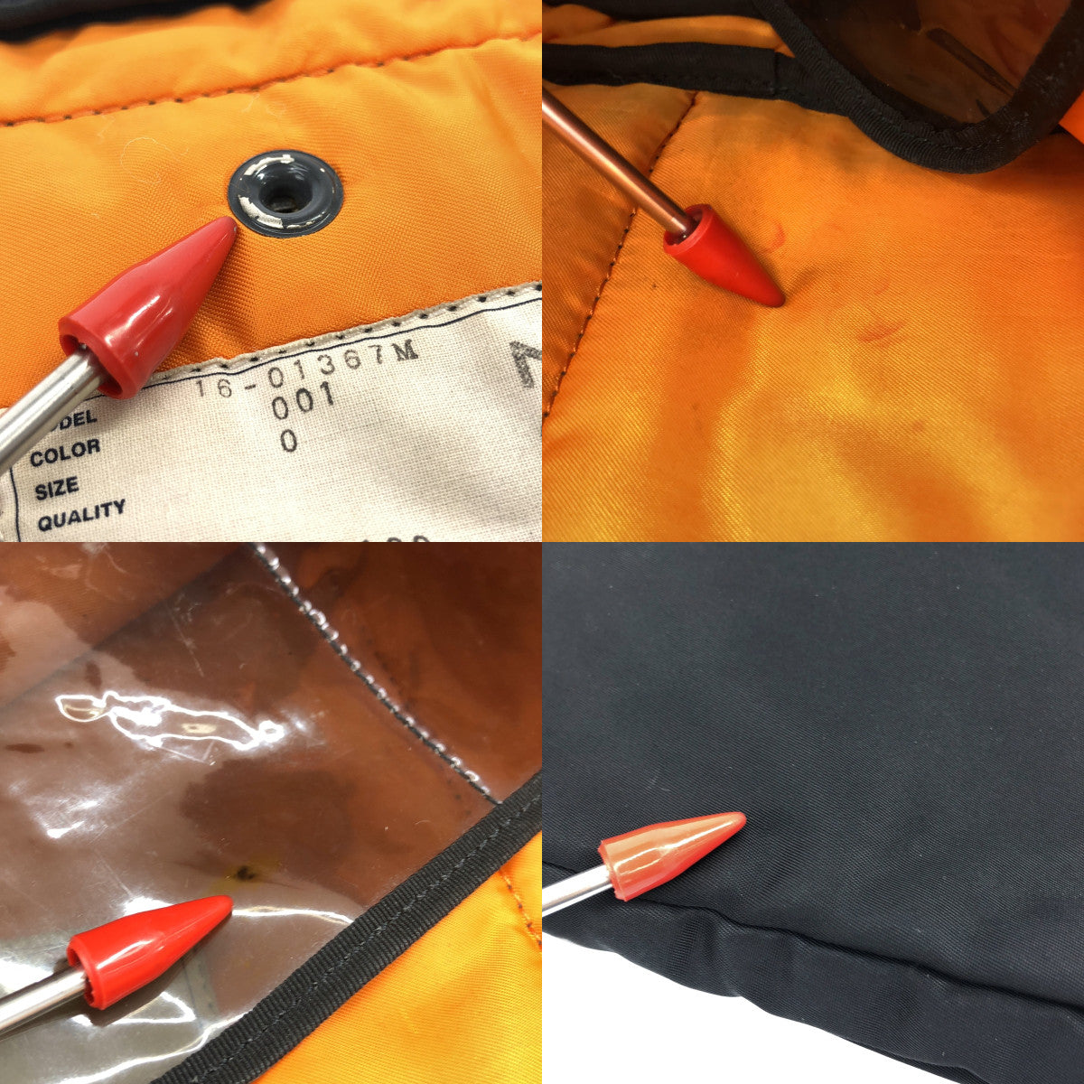 sacai / サカイ | × PORTER / ポーター TANKER CLUTCH BAG  / タンカー クラッチ セカンド バッグ | ダークネイビー | メンズ