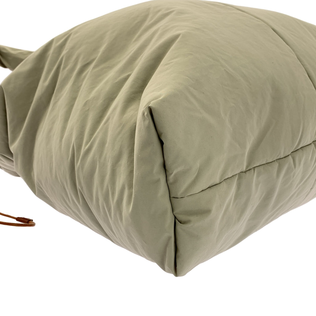 【미품】 JIL SANDER + / 질 썬더 플러스 | 2way 숄더 첨부 드로 스트링 토트 백 | 라이트 그레이 계 | 여성