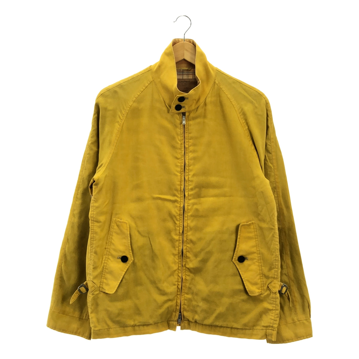OLD JOE BRAND / 올드 조 | OILED DRIVING JACKET / 오일 드라이빙 스윙 탑 재킷 / 총 무늬 안감 | 38 | 겨자 계열 | 남성