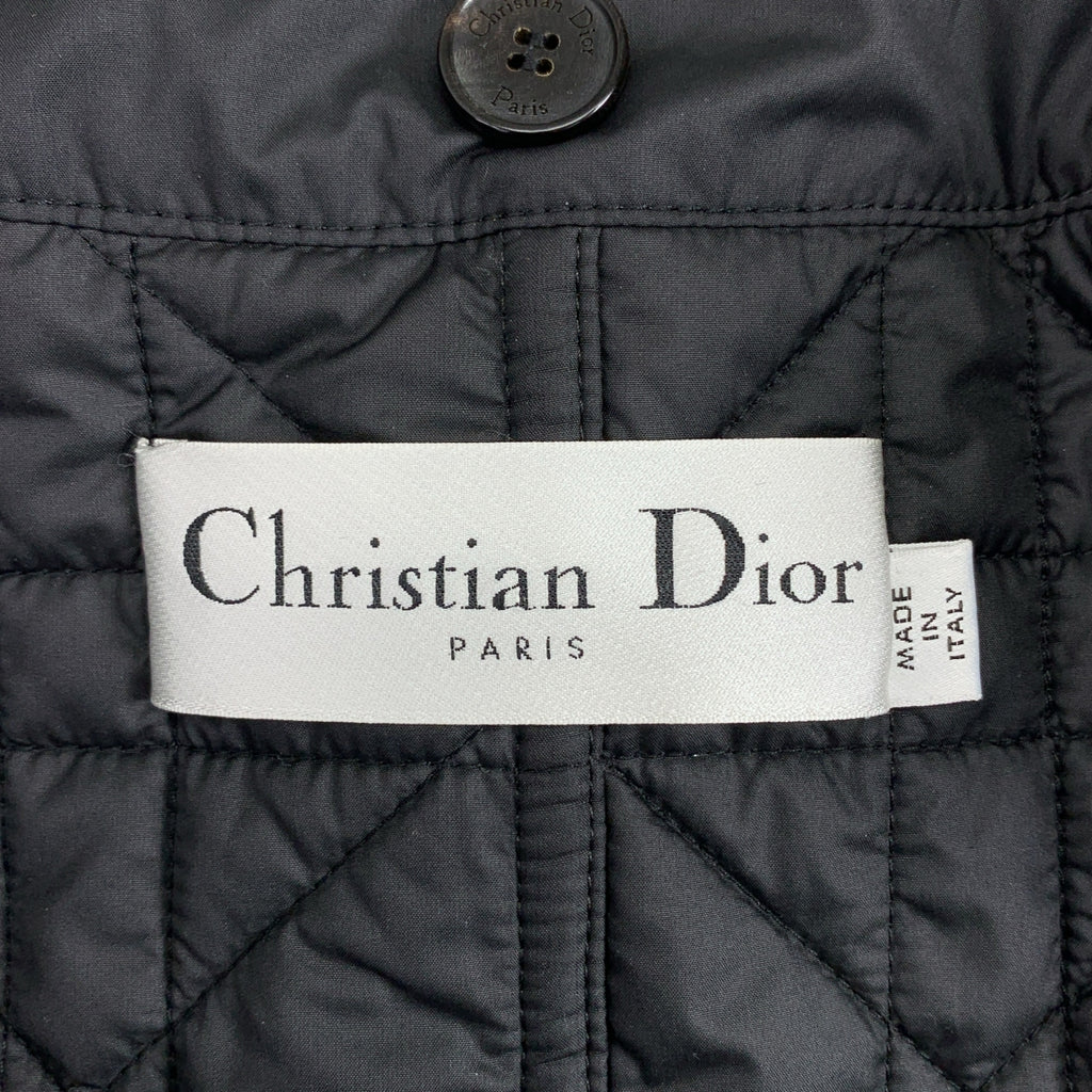 Christian Dior / クリスチャンディオール | 2023AW | 千鳥格子 ハウンドトゥース キルトライナーベスト付き ダブル ジャケット | 36 | レディース