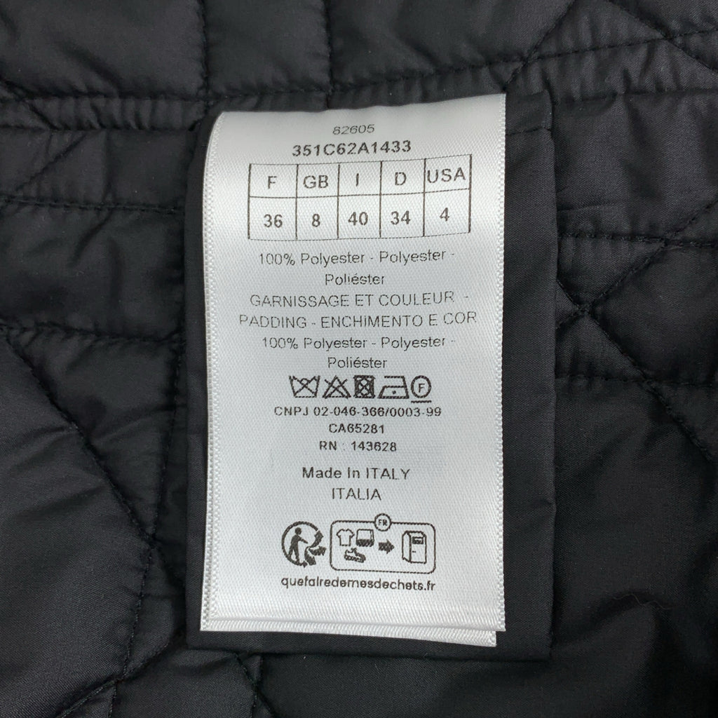 Christian Dior / クリスチャンディオール | 2023AW | 千鳥格子 ハウンドトゥース キルトライナーベスト付き ダブル ジャケット | 36 | レディース