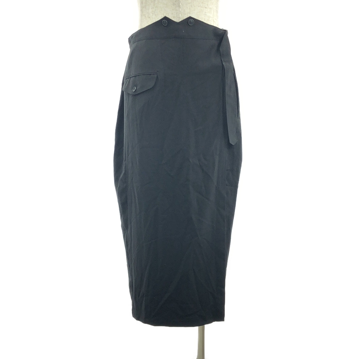 YOHJI YAMAMOTO POUR HOMME / ヨウジヤマモトプールオム | 2024AW | Cu/Ry/S GABARDINE PEG TOP SKIRT / アジャスター ワイド スカート | 3 | メンズ