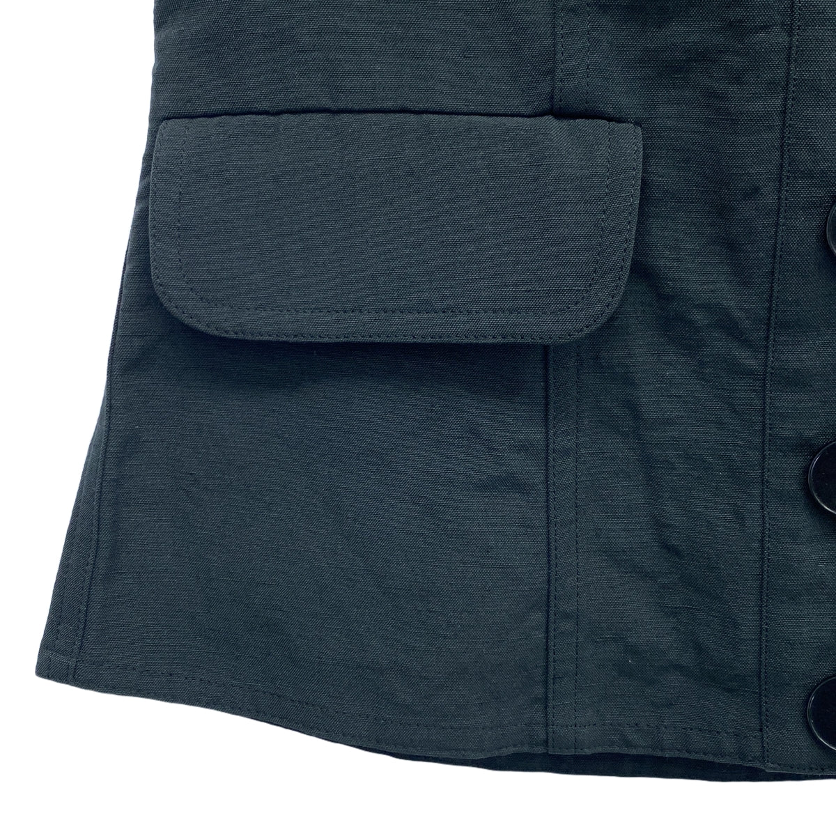 【美品】  HARDY NOIR / アルディーノアール | 2023AW | リネン ポリエステル ビスチェ | F | ブラック | レディース